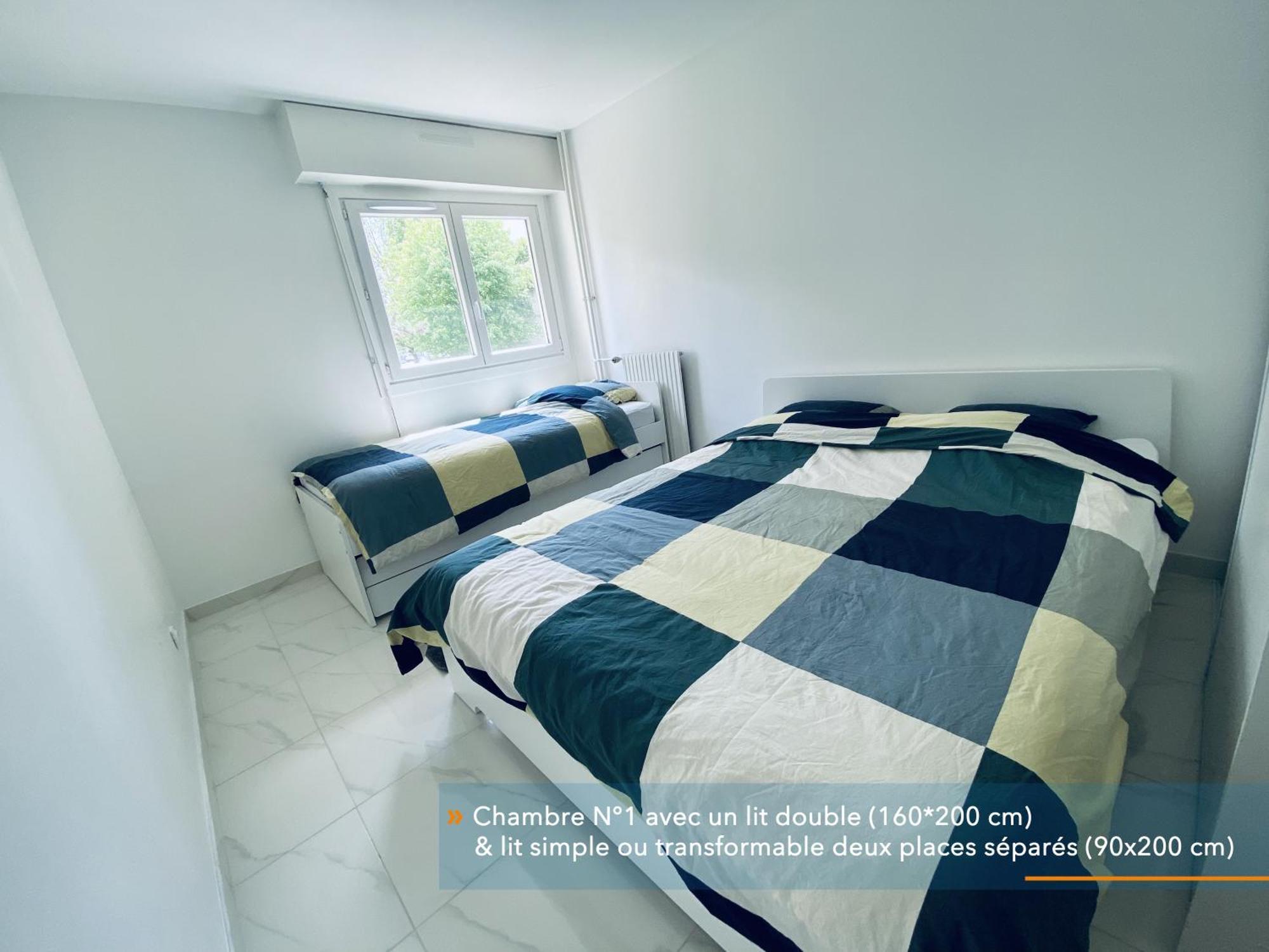 Appartement Parisien Neuf, Moderne Avec Une Grande Salon, 2 Chambres, 4 Lits, Parking Gratuit, 15Min De Paris Et 13 Min Aeroport Orly Витри-сюр-Сен Экстерьер фото